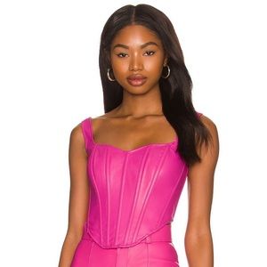 Pink corset top